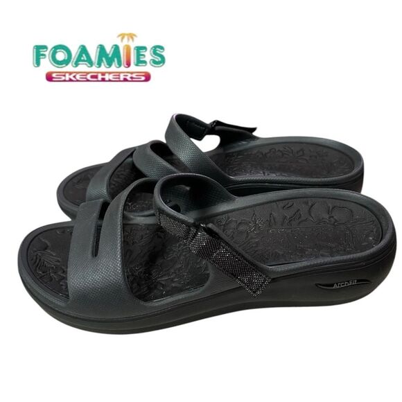 Skechers Foamies Women's Arch Fit Ascend-Sweetpea Sandals 9 - Picture 2 of 5